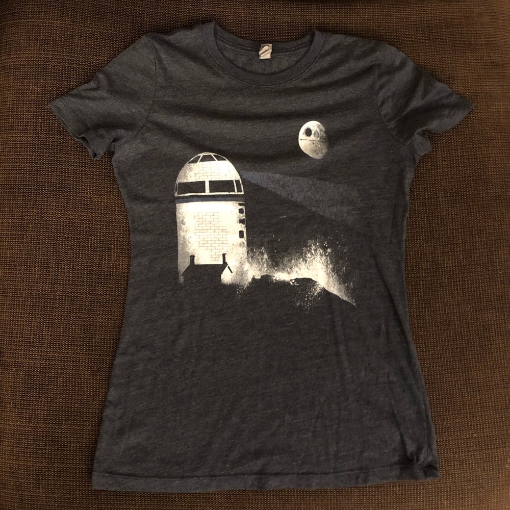 R2D2 Star Wars light house shirt